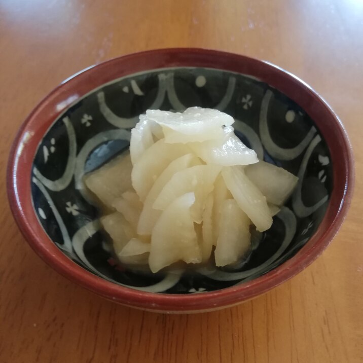 簡単♪もみもみ♡はちみつと味噌の大根漬け